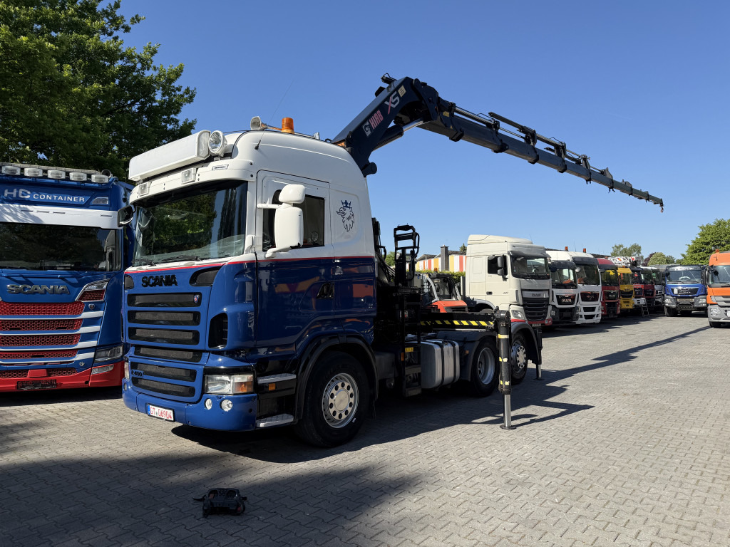 Scania R400 6X2 Kran Hiab 377-8 bis 25 Meter - Truk derek, Tractor head: gambar 1 Scania R400 6X2 Kran Hiab 377-8 bis 25 Meter - Truk derek, Tractor head: gambar 1