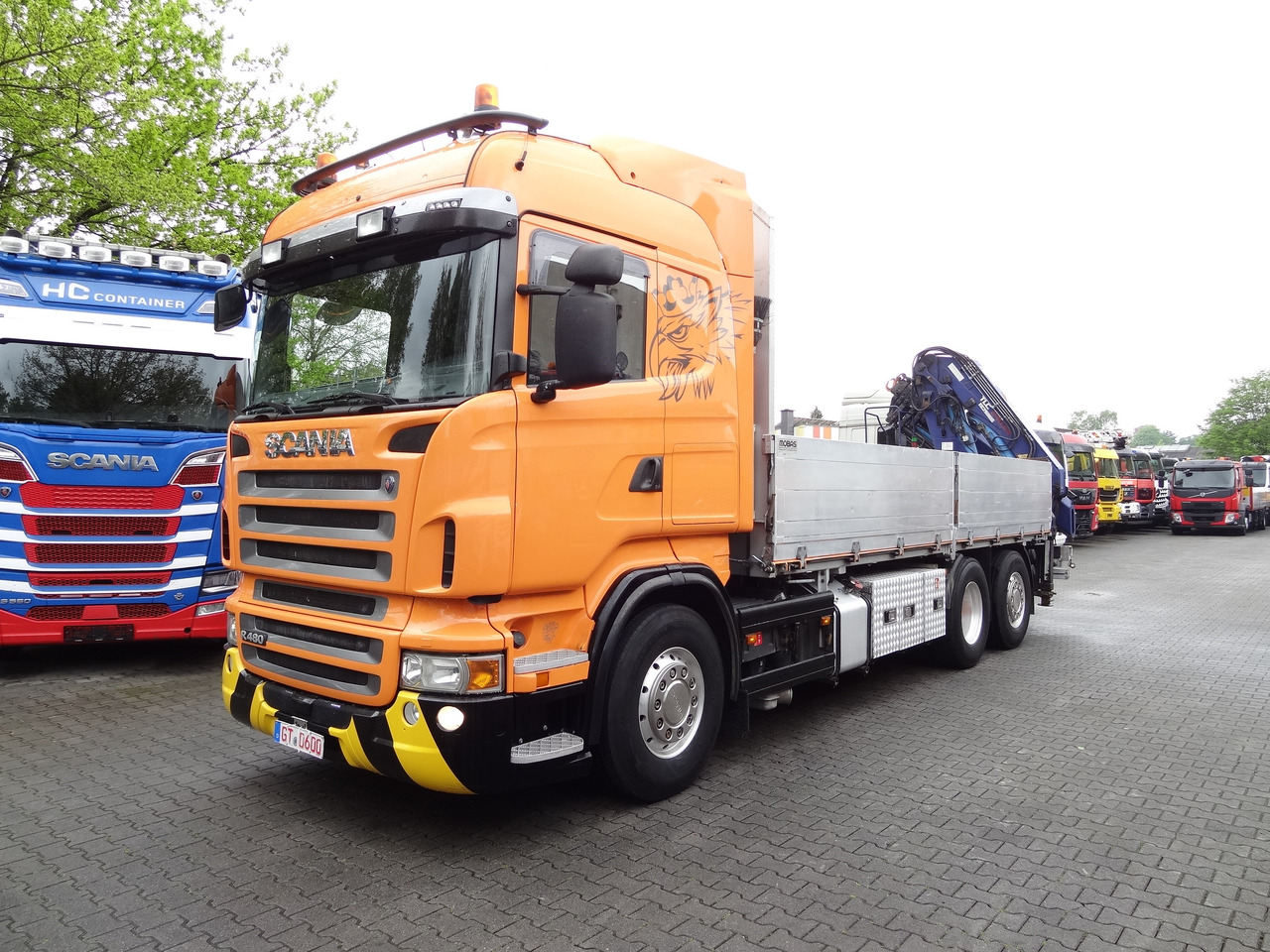 Scania R480 6X2*4 Kran Atlas 240 bis 20 Meter - Truk flatbed, Truk derek: gambar 1 Scania R480 6X2*4 Kran Atlas 240 bis 20 Meter - Truk flatbed, Truk derek: gambar 1