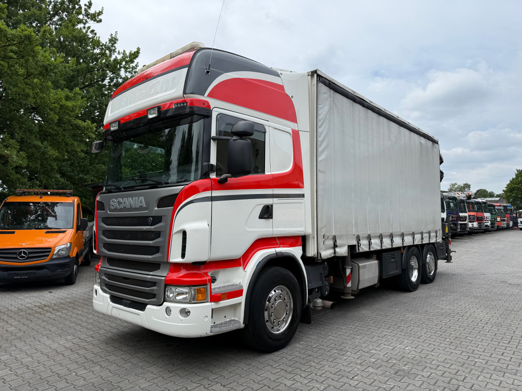 Scania R480 6X2 Palfinger 34002 bis 29 Meter - Truk dengan terpal samping, Truk derek: gambar 1 Scania R480 6X2 Palfinger 34002 bis 29 Meter - Truk dengan terpal samping, Truk derek: gambar 1