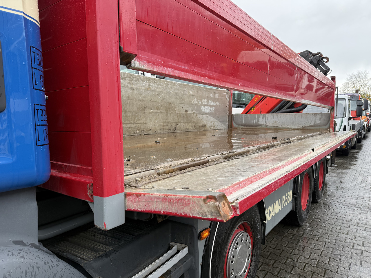 Scania R580 V8 8X4 Kipper Kran Palfinger 22002 - Truk derek, Truk jungkit: gambar 5 Scania R580 V8 8X4 Kipper Kran Palfinger 22002 - Truk derek, Truk jungkit: gambar 5