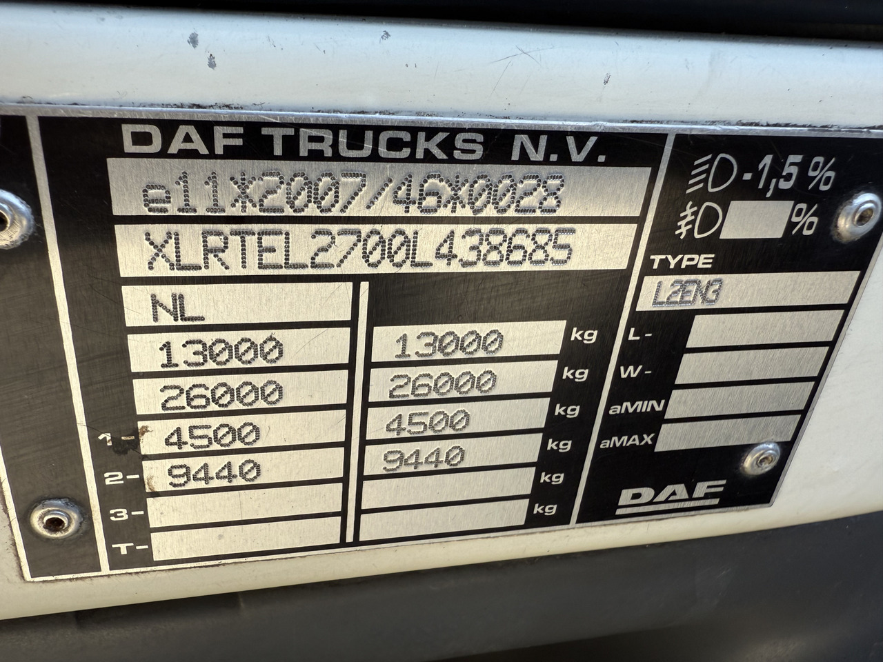 Daf LF 220.13 Kran Hiab 111 E-3 HiDuo - Tractor head: gambar 5 Daf LF 220.13 Kran Hiab 111 E-3 HiDuo - Tractor head: gambar 5