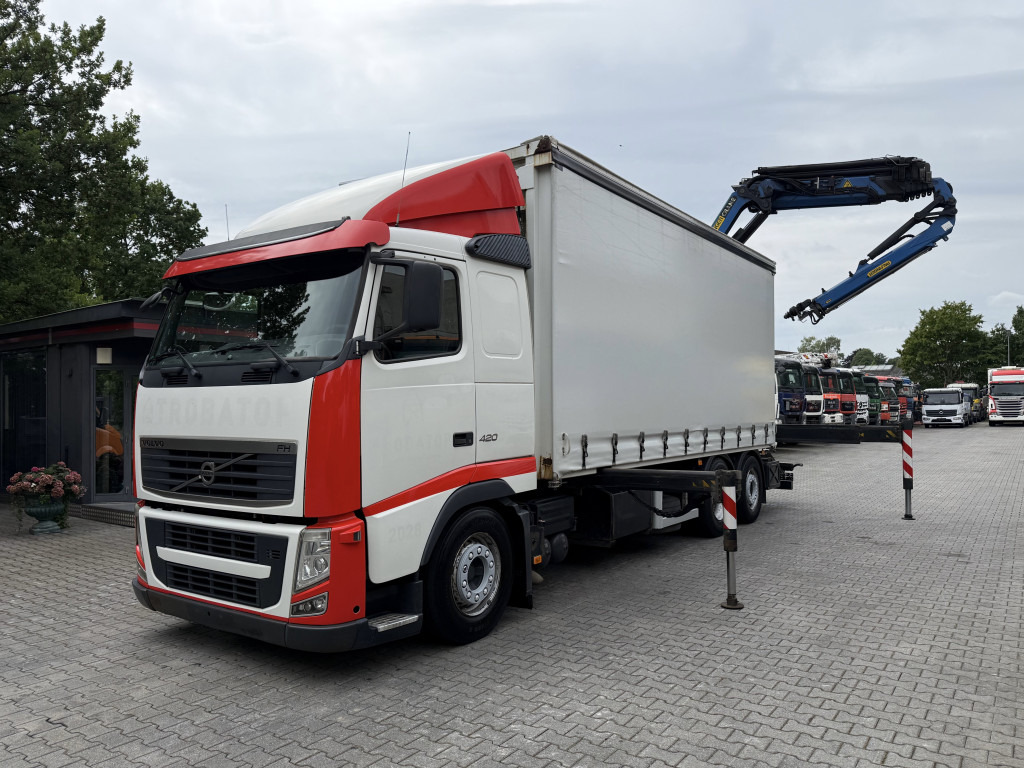 Volvo FH420 6X2*4 Palfinger 29002 bis 27 Meter - Truk flatbed, Truk derek: gambar 1 Volvo FH420 6X2*4 Palfinger 29002 bis 27 Meter - Truk flatbed, Truk derek: gambar 1