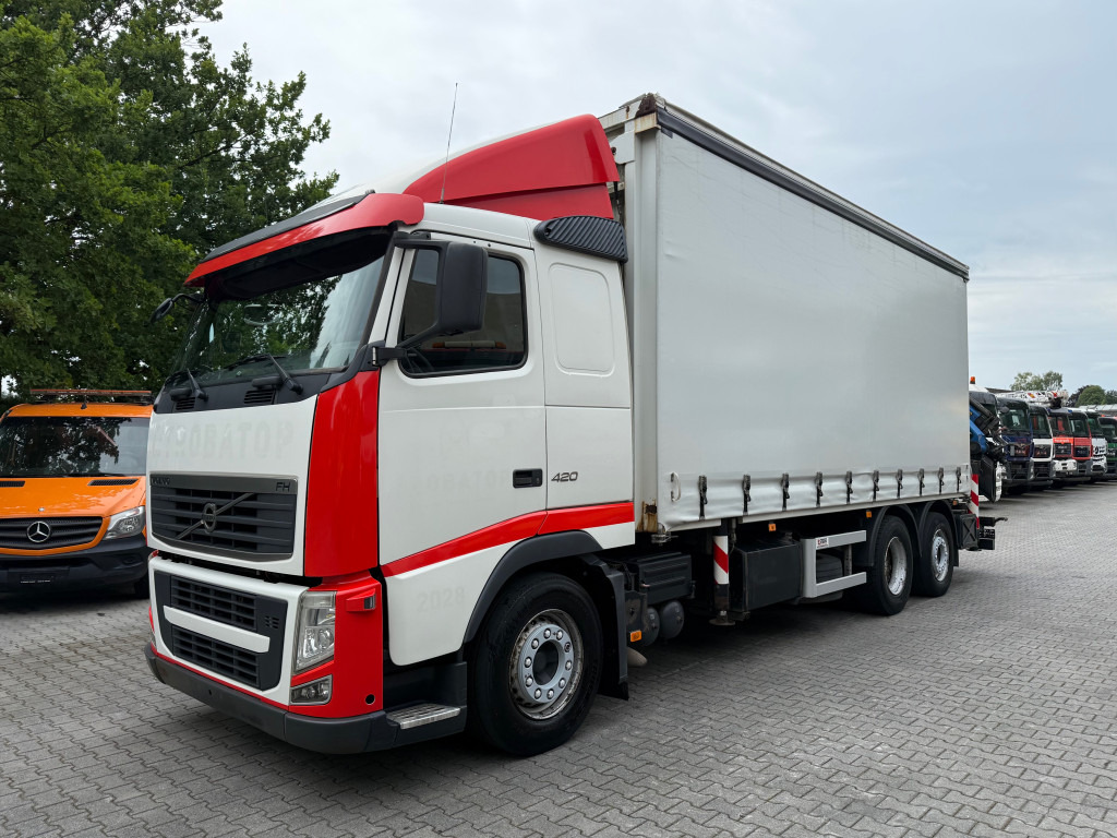Volvo FH420 6X2*4 Palfinger 29002 bis 27 Meter - Truk dengan terpal samping, Truk derek: gambar 1 Volvo FH420 6X2*4 Palfinger 29002 bis 27 Meter - Truk dengan terpal samping, Truk derek: gambar 1