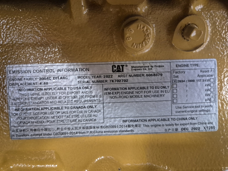 Caterpillar 3054C DITAAC Engine + Radiator - Mesin untuk Mesin industri: gambar 2 Caterpillar 3054C DITAAC Engine + Radiator - Mesin untuk Mesin industri: gambar 2