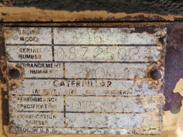 Caterpillar 3306DI Grader Spec Engine (Plant) - Mesin untuk Peralatan konstruksi: gambar 2 Caterpillar 3306DI Grader Spec Engine (Plant) - Mesin untuk Peralatan konstruksi: gambar 2