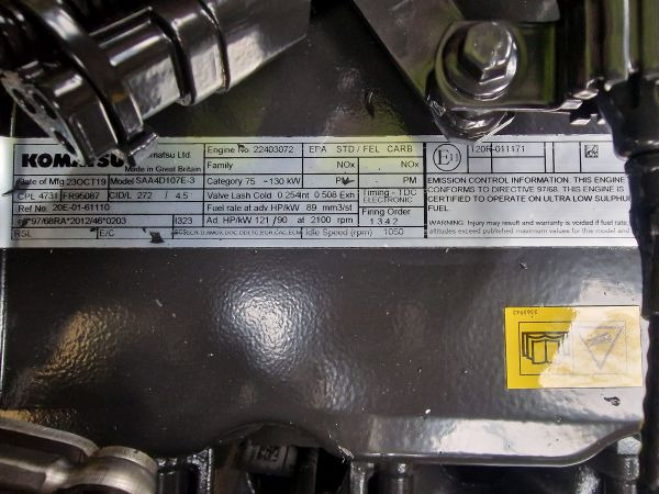Cummins/Komatsu QSB4.5/SAA4D107E-3 Engine (Plant) - Mesin untuk Peralatan konstruksi: gambar 2 Cummins/Komatsu QSB4.5/SAA4D107E-3 Engine (Plant) - Mesin untuk Peralatan konstruksi: gambar 2
