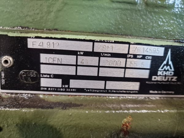 Mesin untuk Mesin industri Deutz F4L912 Engine (Industrial): gambar 10