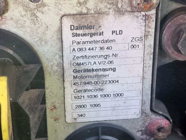 Mercedes Benz OM457LA.V/2-06 Engine (Truck) - Mesin untuk Truk: gambar 2 Mercedes Benz OM457LA.V/2-06 Engine (Truck) - Mesin untuk Truk: gambar 2