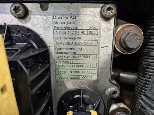 Mercedes Benz OM926LA.EEV/2-03 Econic Spec Engine (Truck) - Mesin untuk Truk: gambar 2 Mercedes Benz OM926LA.EEV/2-03 Econic Spec Engine (Truck) - Mesin untuk Truk: gambar 2