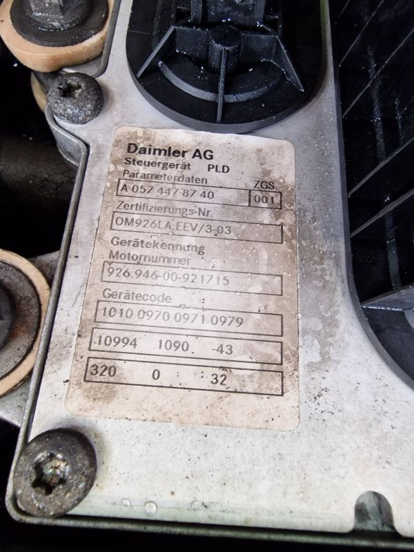 Mercedes Benz OM926LA.EEV/3-03 Econic Spec Engine (Truck) - Mesin untuk Truk: gambar 2 Mercedes Benz OM926LA.EEV/3-03 Econic Spec Engine (Truck) - Mesin untuk Truk: gambar 2