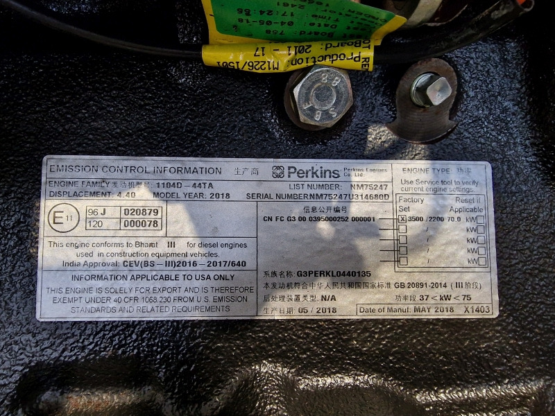 Perkins 1104D-44TA Engine (Plant) - Mesin untuk Peralatan konstruksi: gambar 2 Perkins 1104D-44TA Engine (Plant) - Mesin untuk Peralatan konstruksi: gambar 2