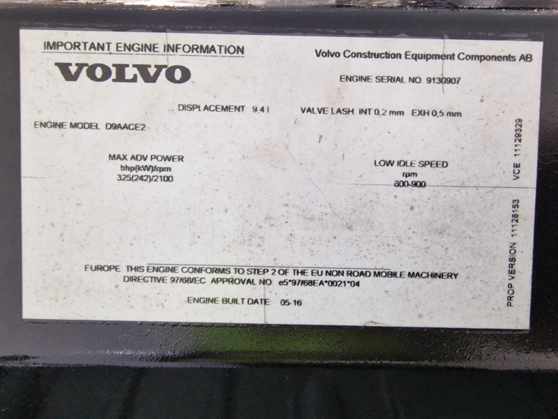 Mesin untuk Peralatan konstruksi baru Volvo A30D ADT D9A ACE2 New Engine (Plant): gambar 11