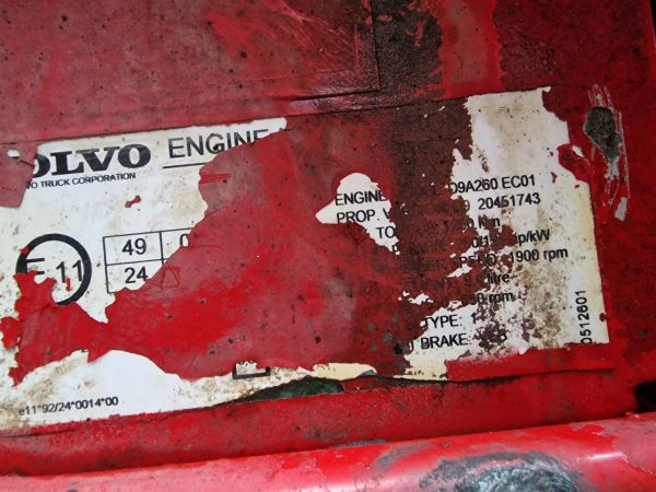 Volvo D9A 260 – EC01 Engine (Truck) - Mesin untuk Truk: gambar 2 Volvo D9A 260 – EC01 Engine (Truck) - Mesin untuk Truk: gambar 2