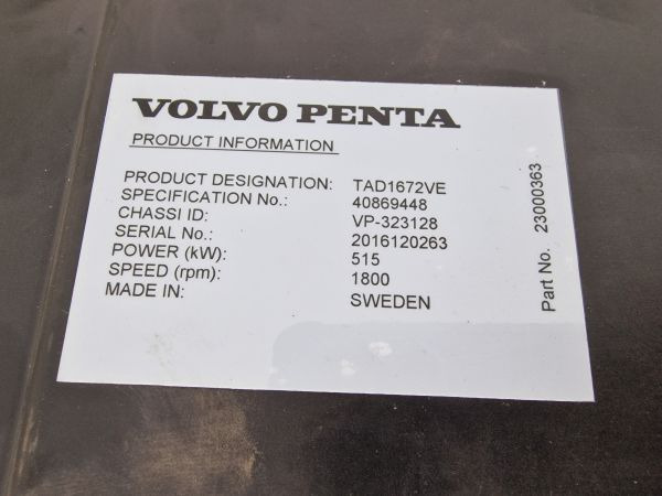 Volvo TAD1672VE Engine (Industrial) New - Mesin untuk Mesin industri: gambar 4 Volvo TAD1672VE Engine (Industrial) New - Mesin untuk Mesin industri: gambar 4