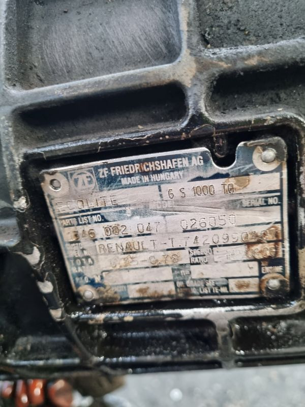 ZF 6S1000TO Gearbox - Gearbox: gambar 2 ZF 6S1000TO Gearbox - Gearbox: gambar 2