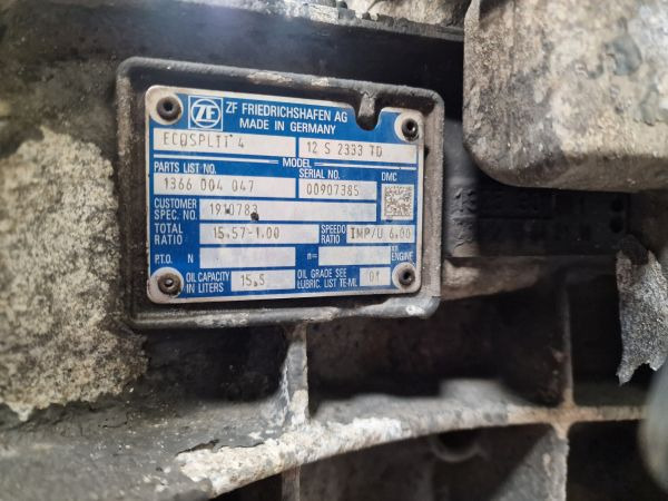 ZF Ecosplit 4 12S2333TD Gearbox - Gearbox: gambar 2 ZF Ecosplit 4 12S2333TD Gearbox - Gearbox: gambar 2