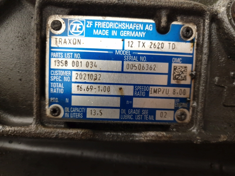 ZF Traxon 12TX2620TD DAF Spec Gearbox - Gearbox: gambar 2 ZF Traxon 12TX2620TD DAF Spec Gearbox - Gearbox: gambar 2