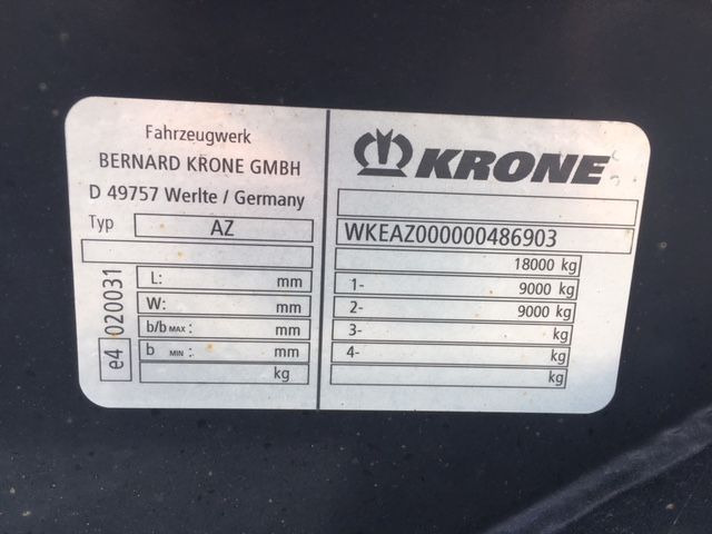 Krone AZ - Trailer pengangkut mobil: gambar 2 Krone AZ - Trailer pengangkut mobil: gambar 2