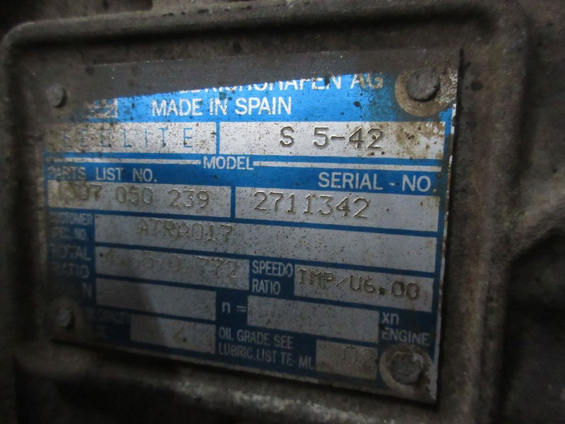 DAF LF 1407178 TRANSMISSIE S5-42 LHD EURO 4 - Gearbox untuk Truk: gambar 5 DAF LF 1407178 TRANSMISSIE S5-42 LHD EURO 4 - Gearbox untuk Truk: gambar 5