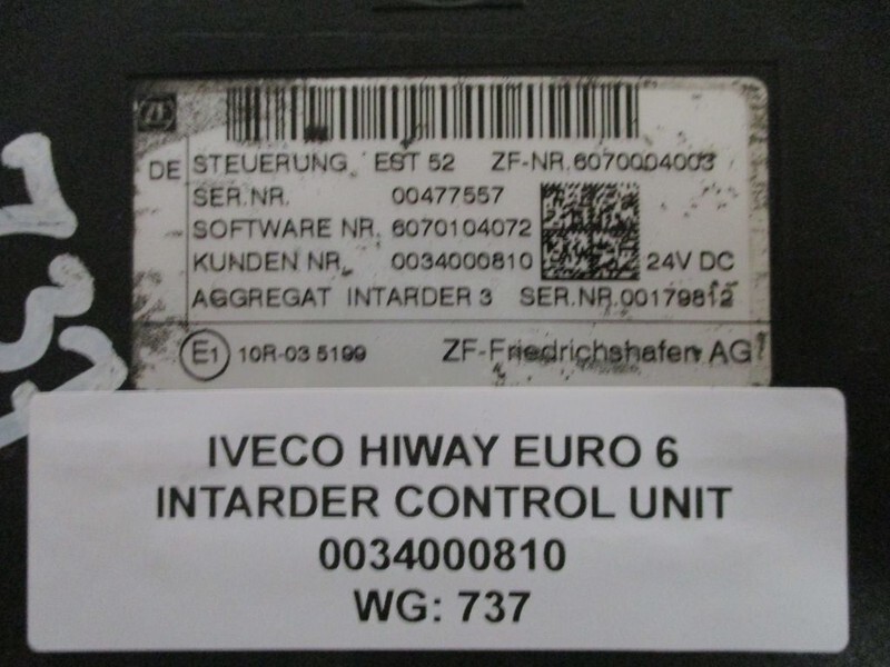 Iveco 5801689597 INTARDER CONTROL UNIT EURO 6 - Sistem listrik: gambar 3 Iveco 5801689597 INTARDER CONTROL UNIT EURO 6 - Sistem listrik: gambar 3
