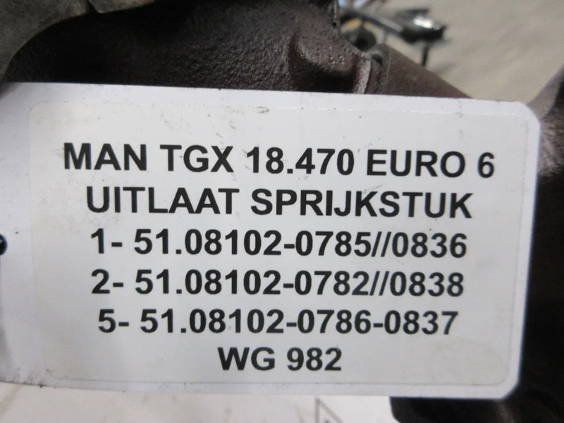 MAN 51.08102-0785 // 0836 // 51.08102-0782 // 0838 // 51. 08102-0786 // 0837 // MAN TGX 18.470 - Manifold buang untuk Truk: gambar 5 MAN 51.08102-0785 // 0836 // 51.08102-0782 // 0838 // 51. 08102-0786 // 0837 // MAN TGX 18.470 - Manifold buang untuk Truk: gambar 5