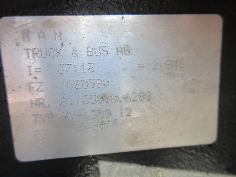 As roda belakang untuk Truk MAN 81.35003-7671 // 81.35010-6288/HY-1350.12 2,846 RETIO EURO 6: gambar 10 As roda belakang untuk Truk MAN 81.35003-7671 // 81.35010-6288/HY-1350.12 2,846 RETIO EURO 6: gambar 10