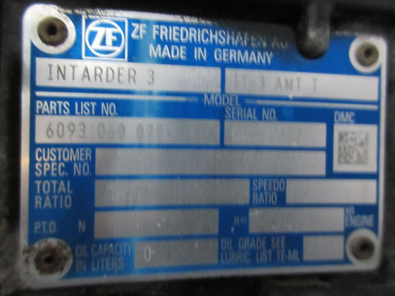 Gearbox untuk Truk MAN TGX 81.32004-6388 TRANSMISSIE 12 AS 2131 TD GS 3.3 O EURO 6: gambar 7
