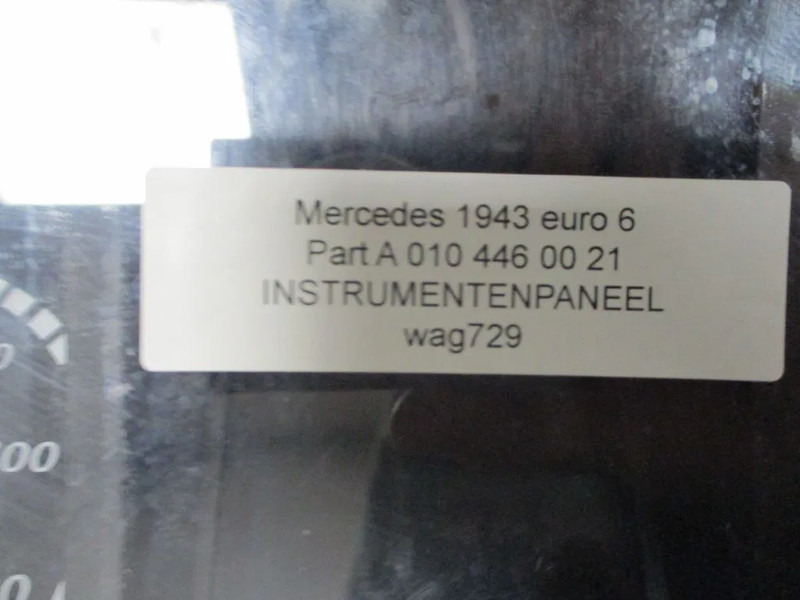 Mercedes-Benz A 010 446 00 21 INSTRUMENTENPANEEL MERCEDES ACTROS EURO 6 - Dasbor untuk Truk: gambar 4 Mercedes-Benz A 010 446 00 21 INSTRUMENTENPANEEL MERCEDES ACTROS EURO 6 - Dasbor untuk Truk: gambar 4