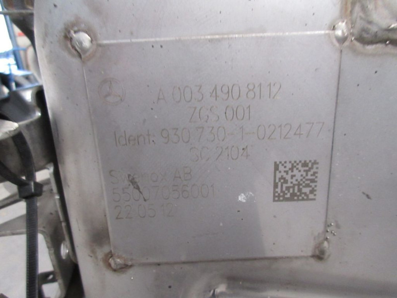 Mercedes-Benz ACTROS A 003 490 81 12 KATALYSATOR EURO 6 - Konverter katalitik untuk Truk: gambar 5 Mercedes-Benz ACTROS A 003 490 81 12 KATALYSATOR EURO 6 - Konverter katalitik untuk Truk: gambar 5