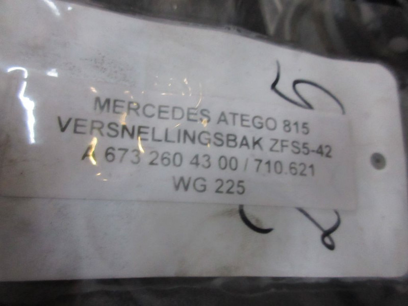 Gearbox untuk Truk Mercedes-Benz ATEGO 815 A 001 260 36 00 TRANSMISSIE ZF S5-42 710.621: gambar 6
