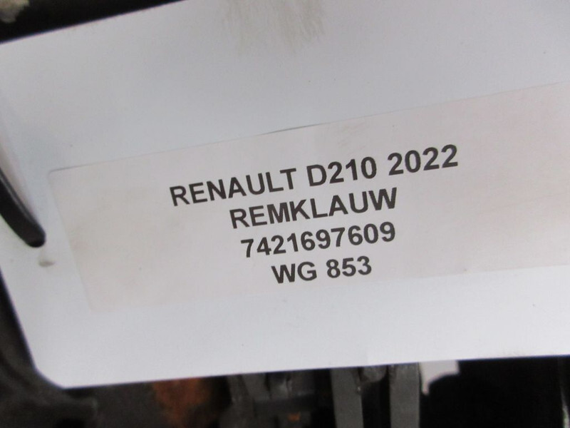 Renault 7421697609 // 7421697607 // D 210 MODEL 2022 RECHTS EN LINKS - Kaliper rem untuk Truk: gambar 4 Renault 7421697609 // 7421697607 // D 210 MODEL 2022 RECHTS EN LINKS - Kaliper rem untuk Truk: gambar 4