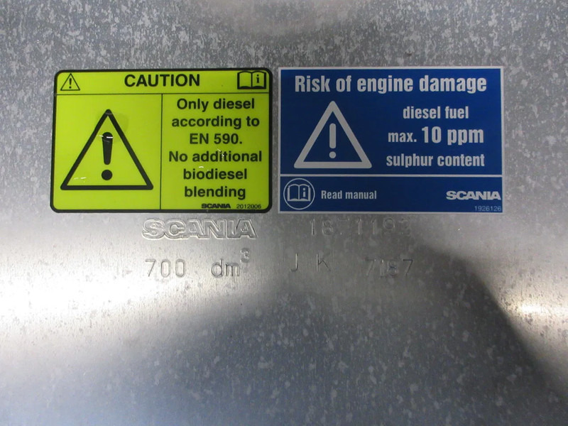 Scania 1871193 // 700 LITER INHOUD SCANIA P 410 NGS MODEL 2022 - Tangki bahan bakar untuk Truk: gambar 5 Scania 1871193 // 700 LITER INHOUD SCANIA P 410 NGS MODEL 2022 - Tangki bahan bakar untuk Truk: gambar 5