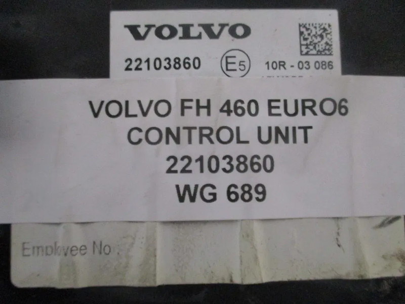 Volvo FH 460 22103860 CONTROL UNIT EURO 6 - Sistem listrik untuk Truk: gambar 2 Volvo FH 460 22103860 CONTROL UNIT EURO 6 - Sistem listrik untuk Truk: gambar 2