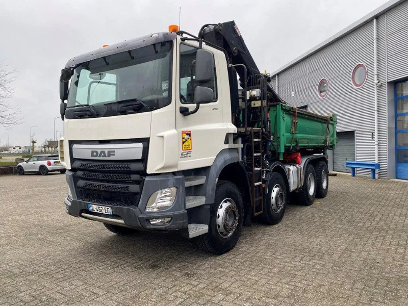 DAF CF410 / 8X4 / BIG AXLE / FULL-STEEL /2 SIDE TIPPER/ ONLY:363247 KM / AUTOMATIC / EURO-6 / 2014 - Truk derek: gambar 1 DAF CF410 / 8X4 / BIG AXLE / FULL-STEEL /2 SIDE TIPPER/ ONLY:363247 KM / AUTOMATIC / EURO-6 / 2014 - Truk derek: gambar 1