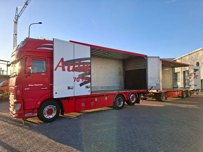 DAF XF106-530 / DEB / COMPLETE COMBI / SIDE DOORS / 2XPLATFORM 2500KG / ONLY:773032 KM / LWDS / LEATHER / EURO-6 / 2017 - Truk box: gambar 2 DAF XF106-530 / DEB / COMPLETE COMBI / SIDE DOORS / 2XPLATFORM 2500KG / ONLY:773032 KM / LWDS / LEATHER / EURO-6 / 2017 - Truk box: gambar 2