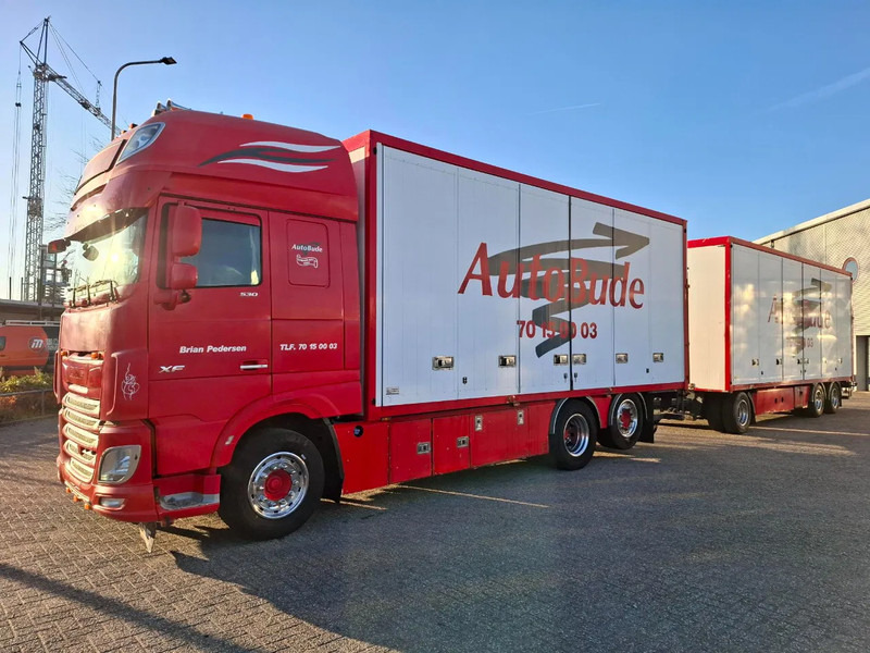 DAF XF106-530 / DEB / COMPLETE COMBI / SIDE DOORS / 2XPLATFORM 2500KG / ONLY:773032 KM / LWDS / LEATHER / EURO-6 / 2017 - Truk box: gambar 1 DAF XF106-530 / DEB / COMPLETE COMBI / SIDE DOORS / 2XPLATFORM 2500KG / ONLY:773032 KM / LWDS / LEATHER / EURO-6 / 2017 - Truk box: gambar 1