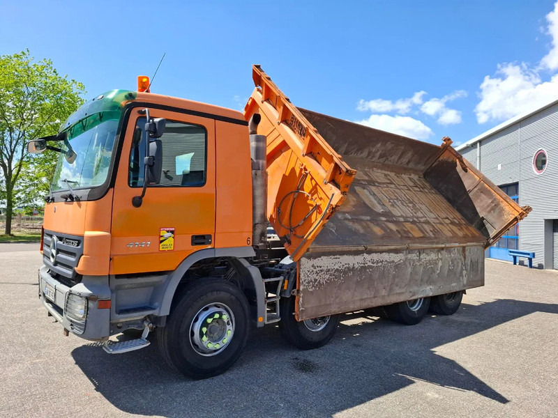 Mercedes-Benz Actros 4141 / 3SIDE MEILLER TIPPER / FULL-STEEL / DRUM BRAKES / ONLY:535937 KM / 2XSTEERING AXLE / AIRCO / AUTOMATIC / EURO-3 / - Truk jungkit: gambar 2 Mercedes-Benz Actros 4141 / 3SIDE MEILLER TIPPER / FULL-STEEL / DRUM BRAKES / ONLY:535937 KM / 2XSTEERING AXLE / AIRCO / AUTOMATIC / EURO-3 / - Truk jungkit: gambar 2