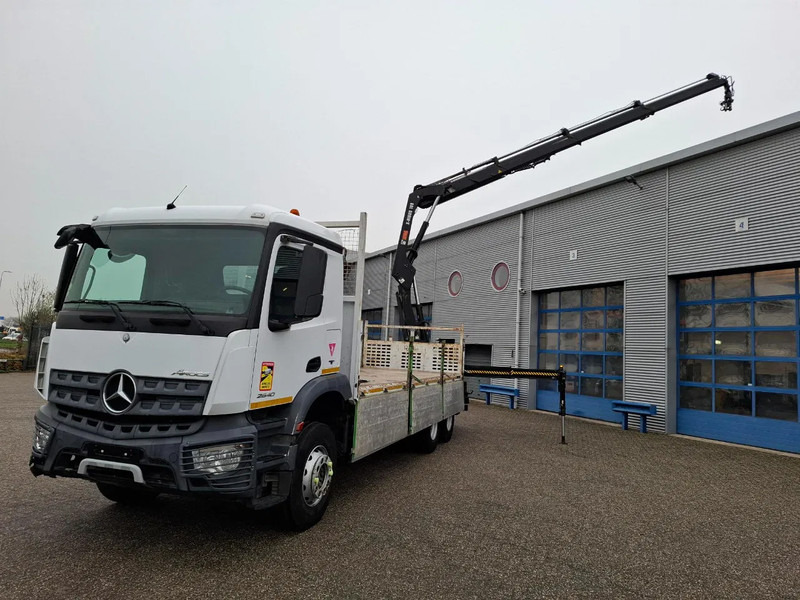 Mercedes-Benz Arocs 2640 / 6X4 / BOG AXLE / FULL-STEEL / HIAB X-HIDUO 188 B-3 / ROTATOR / REMOTE / PALLETHOOK / EURO-6 / 2017 - Truk derek: gambar 1 Mercedes-Benz Arocs 2640 / 6X4 / BOG AXLE / FULL-STEEL / HIAB X-HIDUO 188 B-3 / ROTATOR / REMOTE / PALLETHOOK / EURO-6 / 2017 - Truk derek: gambar 1