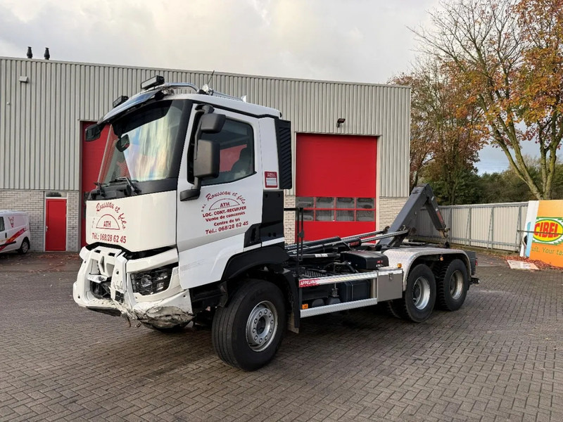 Renault C480 / ENGINE RUNNING / 6X4 / HIAB 21TON HOOKLIFT / ONLY:146334 KM / AUTOMATIC / EURO-6 / 2020 - Hook lift: gambar 2 Renault C480 / ENGINE RUNNING / 6X4 / HIAB 21TON HOOKLIFT / ONLY:146334 KM / AUTOMATIC / EURO-6 / 2020 - Hook lift: gambar 2