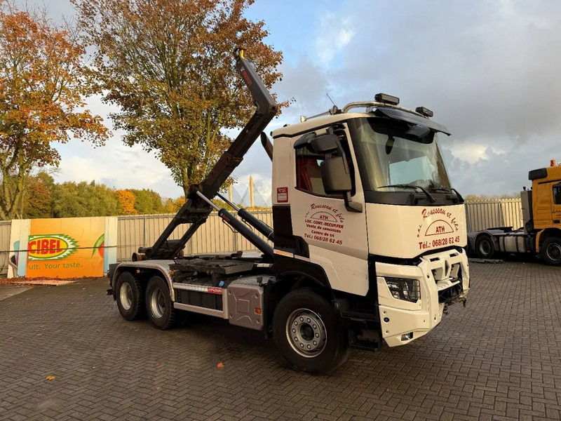 Renault C480 / ENGINE RUNNING / 6X4 / HIAB 21TON HOOKLIFT / ONLY:146334 KM / AUTOMATIC / EURO-6 / 2020 - Hook lift: gambar 3 Renault C480 / ENGINE RUNNING / 6X4 / HIAB 21TON HOOKLIFT / ONLY:146334 KM / AUTOMATIC / EURO-6 / 2020 - Hook lift: gambar 3