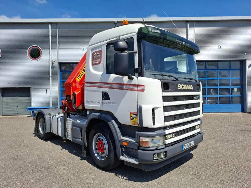 Scania 124G-420 / RETARDER / PALFINGER PK32080 / DOUBLE TANK / AIRCO / GOOD CONDITION / MANUAL / EURO-3 / 2004 - Truk derek: gambar 4 Scania 124G-420 / RETARDER / PALFINGER PK32080 / DOUBLE TANK / AIRCO / GOOD CONDITION / MANUAL / EURO-3 / 2004 - Truk derek: gambar 4