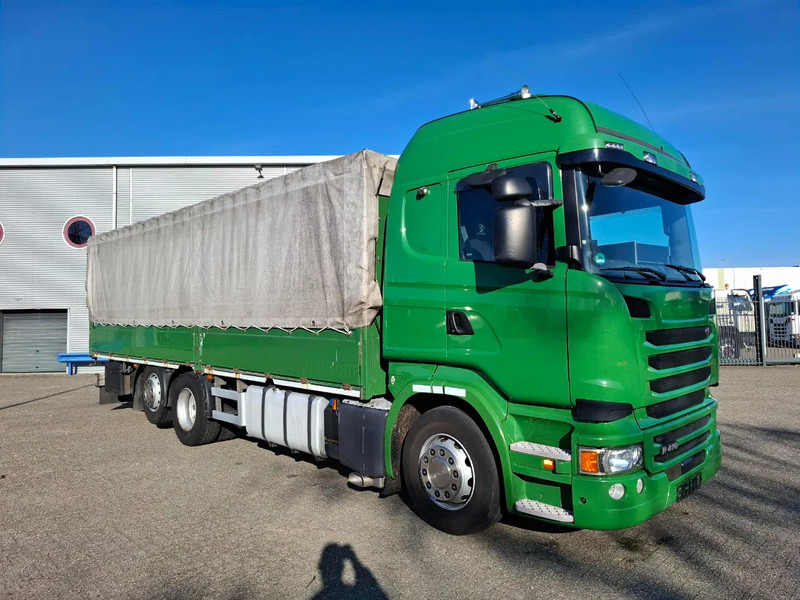Scania R410 / GERMAN TRUCK / RETARDER / LIFT+LENKACHSE / SLIDING ROOF / SMART TACHO / PARK AIRCO / NAVI / LWDS / AUTOMATIC / EURO-6 / 2 - Truk dengan terpal samping: gambar 2 Scania R410 / GERMAN TRUCK / RETARDER / LIFT+LENKACHSE / SLIDING ROOF / SMART TACHO / PARK AIRCO / NAVI / LWDS / AUTOMATIC / EURO-6 / 2 - Truk dengan terpal samping: gambar 2