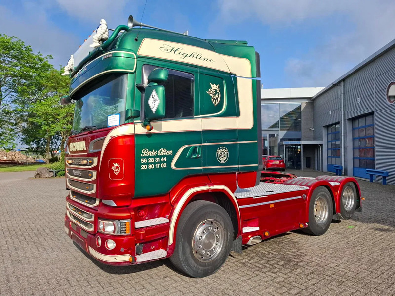 Scania R580 V8 / ONLY:478179KM / HYDRAULICS / LEATHER / AUTOMATIC / EURO-6 / 2016 - Tractor head: gambar 1 Scania R580 V8 / ONLY:478179KM / HYDRAULICS / LEATHER / AUTOMATIC / EURO-6 / 2016 - Tractor head: gambar 1
