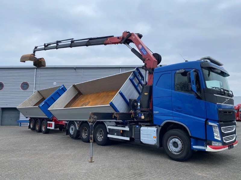 Volvo FH4-500 / HMF 3220K-RC / REMOTE / ROTATOR / 3SIDE TIPPER / DYNAMIC STEERING / ONLY:302623 KM / AUTOMATIC / EURO-6 / 2017 - Truk derek: gambar 4 Volvo FH4-500 / HMF 3220K-RC / REMOTE / ROTATOR / 3SIDE TIPPER / DYNAMIC STEERING / ONLY:302623 KM / AUTOMATIC / EURO-6 / 2017 - Truk derek: gambar 4