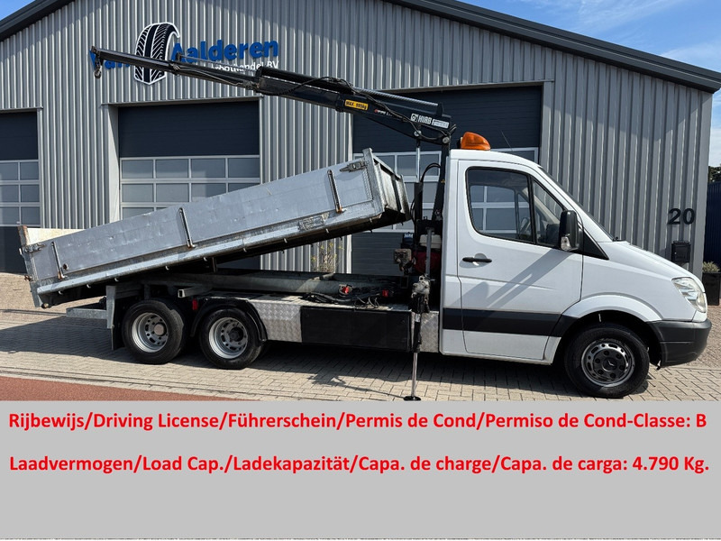 Mercedes-Benz Sprinter 516 CDI Clixtar, HIAB Kraan/Crane/Kran/Grua, Kipper - Van jungkit: gambar 1 Mercedes-Benz Sprinter 516 CDI Clixtar, HIAB Kraan/Crane/Kran/Grua, Kipper - Van jungkit: gambar 1