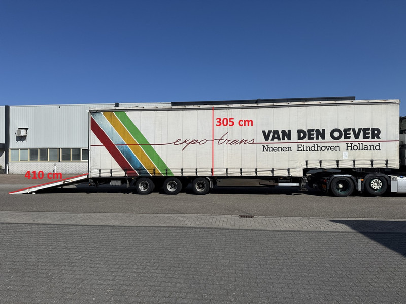 Semi-trailer low bed Tirsan JS Ramp, Expandable, Sliding Roof, 305 Cm inside: gambar 1