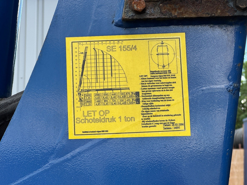 Tractor head MAN TGA 18.310, Crane Pesci SE155N/4, Manual Kran, Grua, Grue, Kraan: gambar 13