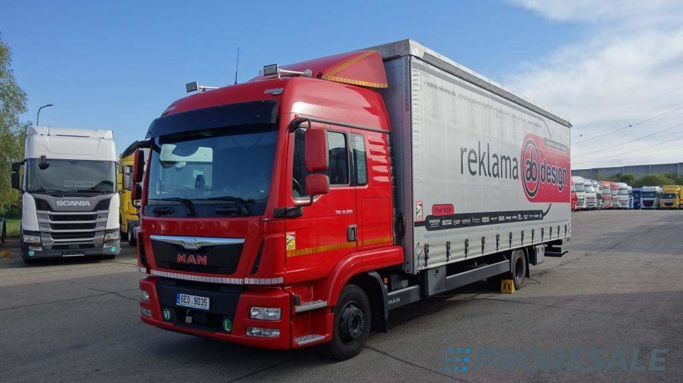 MAN TGL 12.250 EURO 6 valník s plachtou - Truk dengan terpal samping: gambar 2 MAN TGL 12.250 EURO 6 valník s plachtou - Truk dengan terpal samping: gambar 2