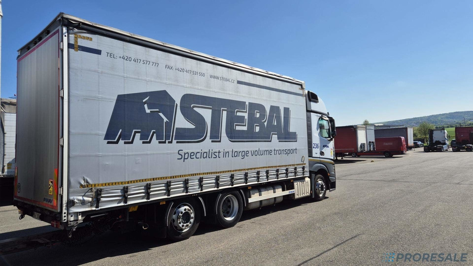 MERCEDES-BENZ ACTROS 2542 6X2 EURO 6 velkoobjemová souprava - prodejné jen s přívěsem PANAV P0465Z - cena je za celou soupravu - Truk dengan terpal samping: gambar 4 MERCEDES-BENZ ACTROS 2542 6X2 EURO 6 velkoobjemová souprava - prodejné jen s přívěsem PANAV P0465Z - cena je za celou soupravu - Truk dengan terpal samping: gambar 4