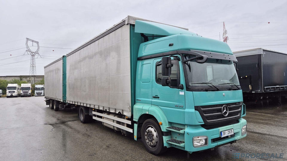 MERCEDES-BENZ AXOR 1829 L EURO 5 velkoobjemová souprava - prodejné jen s přívěsem RUFA ZTC 13-21 P0470Z - cena je za celou soupravu - Truk dengan terpal samping: gambar 1 MERCEDES-BENZ AXOR 1829 L EURO 5 velkoobjemová souprava - prodejné jen s přívěsem RUFA ZTC 13-21 P0470Z - cena je za celou soupravu - Truk dengan terpal samping: gambar 1